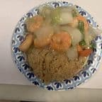 Best 83. Shrimp with Chinese Vegetables 白菜蝦 in Byron Center, MI